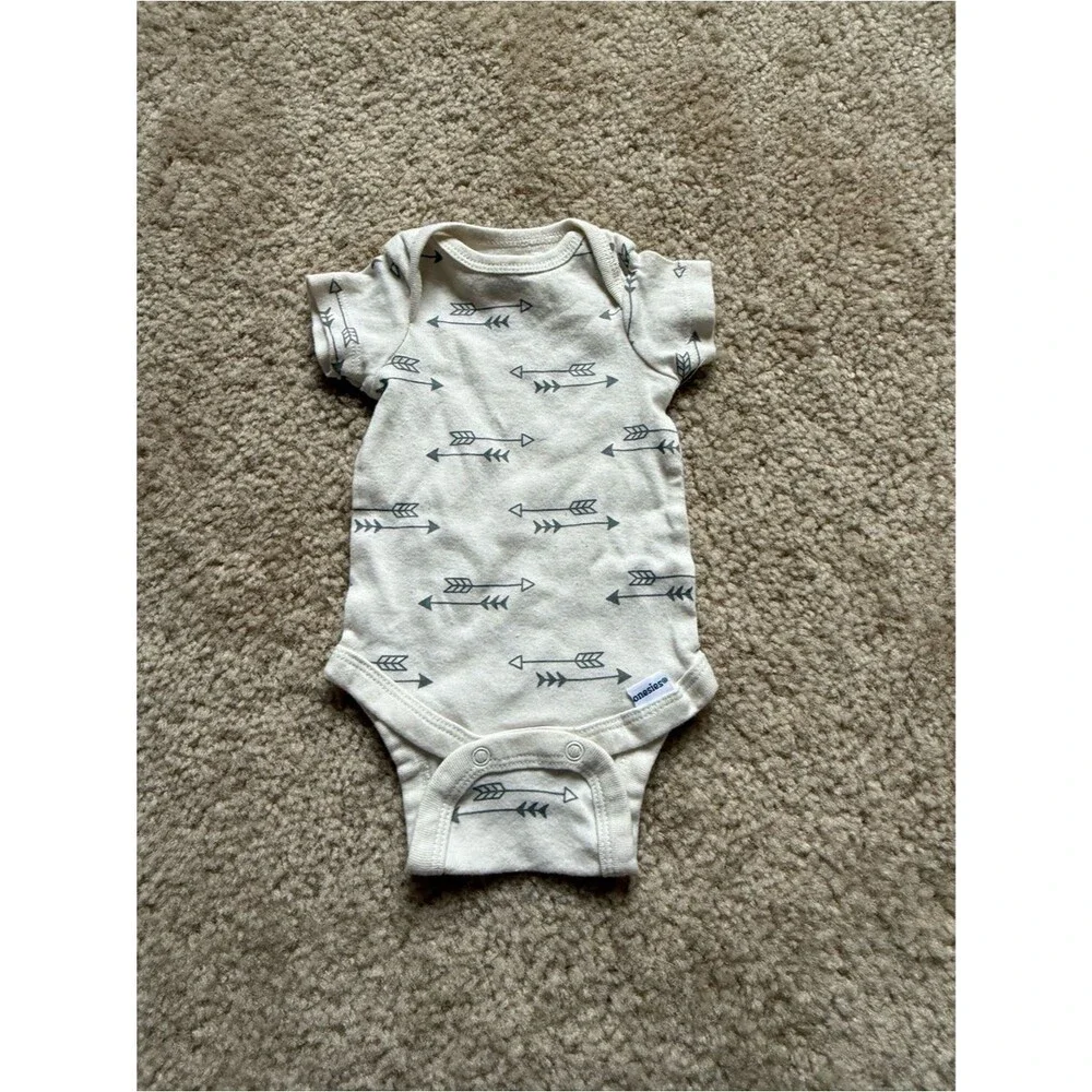 Baby Boy Newborn Short Sleeve Bodysuit Bundle (12 items)